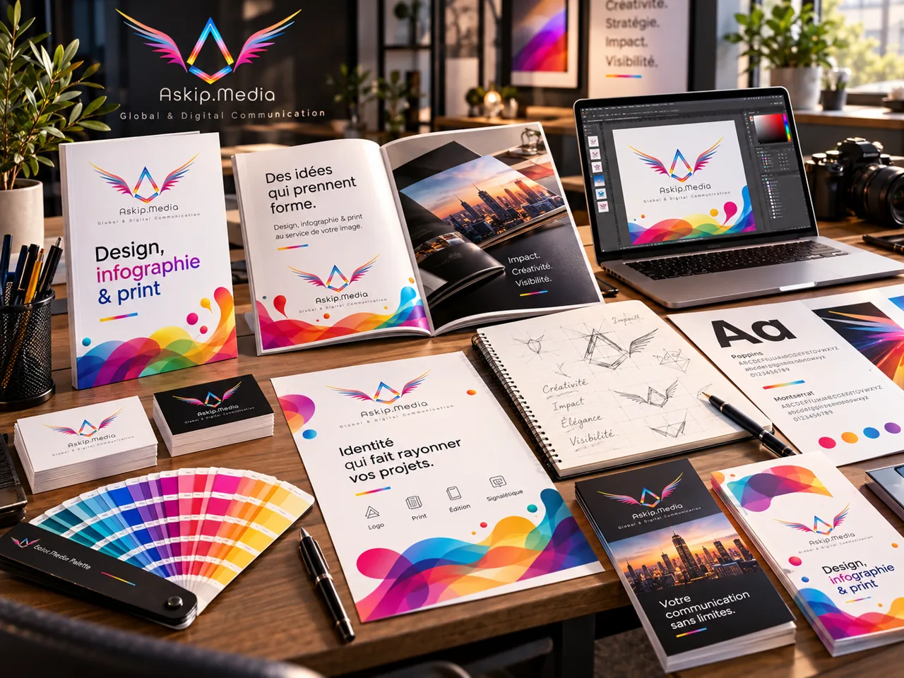 Illustration conceptuelle : Design, infographie & print